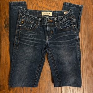 MeK Denim Women's Classic Blue Skinny Jeans